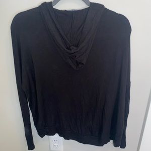 Light weight black long sleeve hoodie